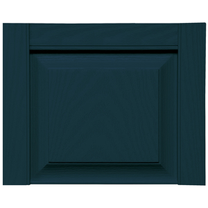 14-3/4 in. Raised Panel Transom Top Midnight Blue
