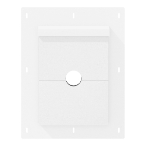 Diamond Kote® RigidMount Split Mount Block Brushed Smooth White
