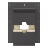 Diamond Kote® RigidMount Split Mount Block Brushed Smooth Graphite