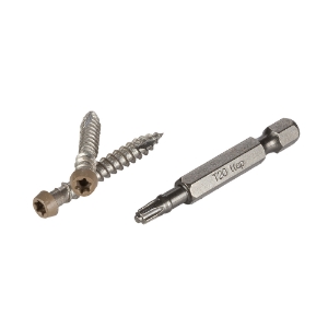 2-1/2 in. TOPLoc Stainless Steel Screws Brown  300 sq. ft.