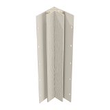 Diamond Kote® 5/4 in. x 3 in. x 10 ft. Rabbeted Woodgrain Inside Corner w/Nail Fin Glacier Fog