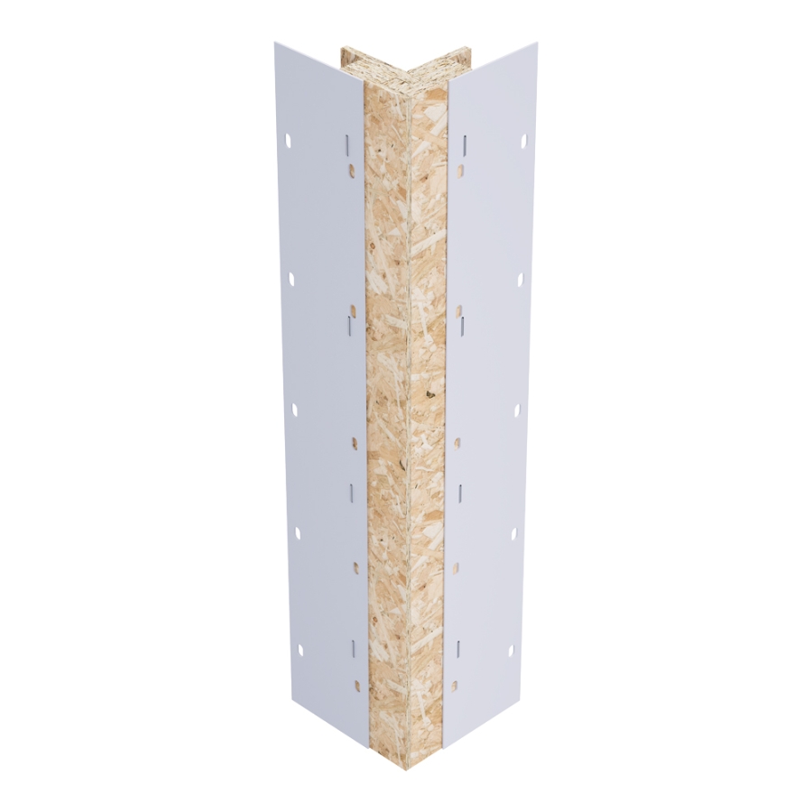 Wausau Supply | 5/4 in. x 3 in. x 10 ft. Rabbeted Woodgrain Inside