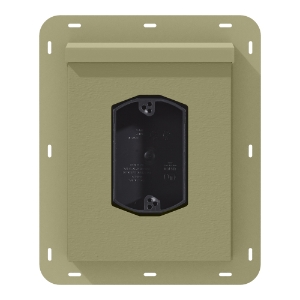 Diamond Kote® RigidMount UL Electrical Mount Block Brushed Smooth Olive