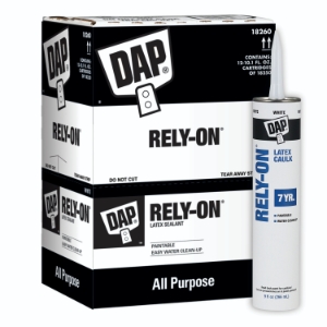 DAP Rely-On Latex Caulk 10.1 fl. oz. - White