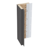 Diamond Kote® 5/4 in. x 6 in. x 16 ft. Brushed Smooth Outside Corner Graphite - 1 per pack