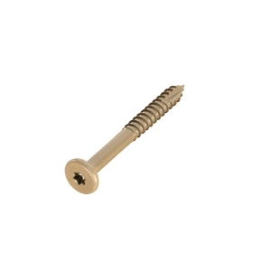 10 x 1-7/8 in. Epoxy Coated Fascia Screws-Sand #64 (Cliffside) 100 Pk