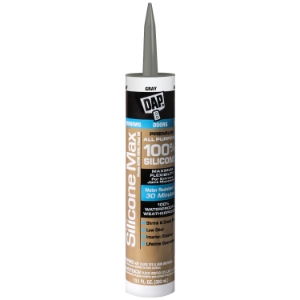 DAP Silicone Max Premium All Purpose 100% Silicone Sealant 10.1 fl. oz. - White