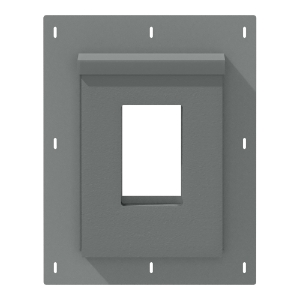 Diamond Kote® RigidMount Receptacle Mount Block Brushed Smooth Smoky Ash
