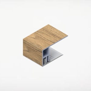 2pc 2 in. Alum/PVC Board & Batten J-Trim 20 ft. Barrel Oak (Price Reflects 4 to a Pack)