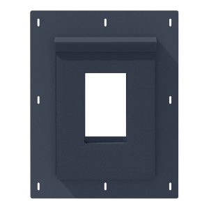 Diamond Kote® RigidMount Receptacle Mount Block Brushed Smooth Midnight