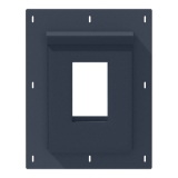 Diamond Kote® RigidMount Receptacle Mount Block Brushed Smooth Midnight