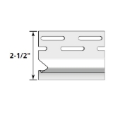 Window and Door 2-1/2 in. Vinyl Starter Strip