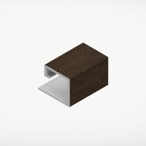 1pc Multi Trim for Board & Batten 1 in. 12 ft. Modern Walnut 4/pk ChamClad