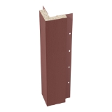 Diamond Kote® 5/4 in. x 4 in. x 16 ft. Brushed Smooth Outside Corner Bordeaux - 1 per pack