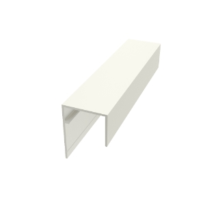 EasyTrim EZ-40 3/4 in. x 10 ft. Window Sill General J Trim White