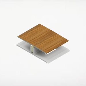 Universal Soffit H-Trim 2-Piece 2 in. x 12 ft. PVC Sandalwood