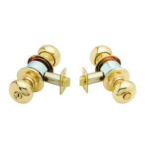 A40S Privacy Plymouth Commercial Knob 605 Bright Brass - Box Pack redirect to product page