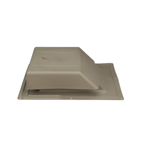 Plastic Slant Roof Vent Weathered Wood SLP61