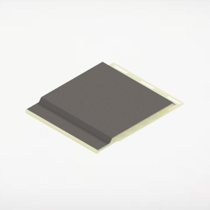 4 in. Solid Soffit 20 ft. Warm Autumn