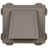 4" Hooded Vent #059 Graystone