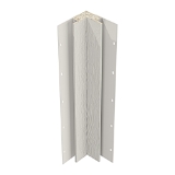 Diamond Kote® 5/4 in. x 3 in. x 10 ft. Rabbeted Woodgrain Inside Corner w/Nail Fin Light Gray