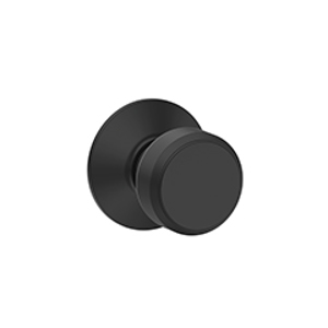 F10 Passage Bowery Knob 622 Matte Black - Box Pack