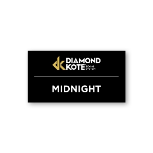 Diamond Kote® ID Signage 4 in. x 2 in. - Midnight