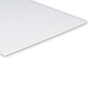 .090 in. x 8 ft. FRP Wall Panel Bright White Pebbled