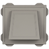 4" Hooded Vent #057 CT Glacier Blend