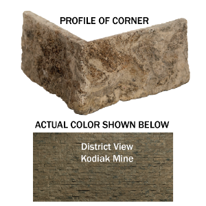 District View Kodiak Mine Corner Fire-Rated 7 lin. ft.