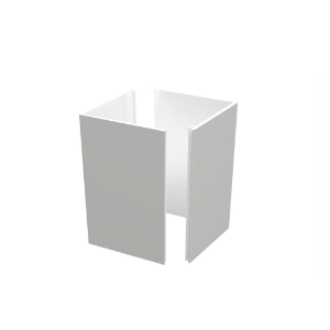 ChamClad Quick Click Column & Beam Wrap 12 in. x 10 ft. Crystal White