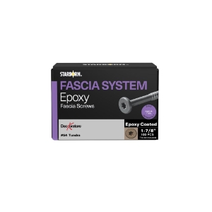 10x1-7/8 EC Fascia Screws-Warm Gray #54 (Tundra) 100 Pk