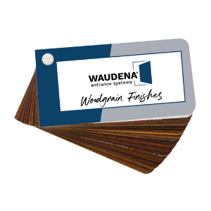 Waudena Woodgrain Fan Deck for Exterior Doors