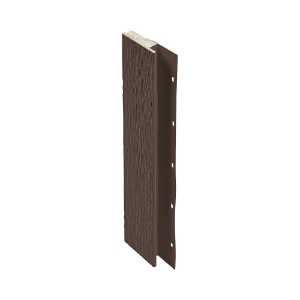 Diamond Kote® 5/4 in. x 4 in. x 16 ft. Rabbeted Woodgrain Trim w/Nail Fin Umber - 2 per pack