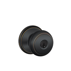 F51A Entry Andover Knob 716 Aged Bronze - Box Pack