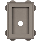 Split Mini Mount Block #059 Graystone