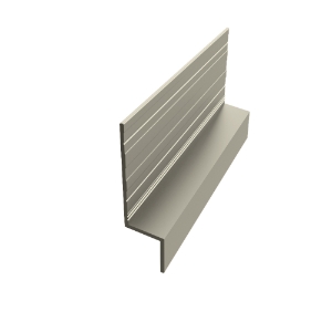 EasyTrim EZ-64 7/16 in. x 10 ft. Horizontal Z Panel Trim Clay