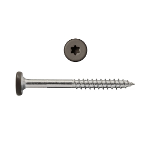 9 x 1-7/8 in. Stainless Steel Fascia Screws-Gray #37 (Saltwater,Silverwood,Kettle Gray,Glacier) 100 Pk