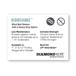 Diamond Kote®  ID Signage 4X3 - RigidShake