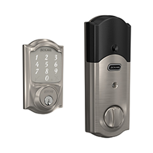 BE479AA Camelot Touchscreen Deadbolt 619 Satin Nickel - Box Pack redirect to product page