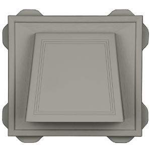 4" Hooded Vent #058 Gray