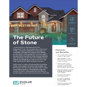 Evolve Stone Sell Sheet LIT-SS