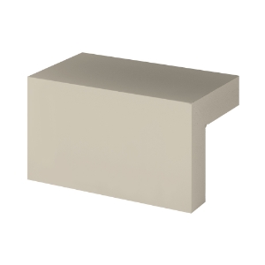 5/4 in. x 4 in. x 10 ft. AZEK PVC Smooth Outside Corner Prefinished Oyster Shell