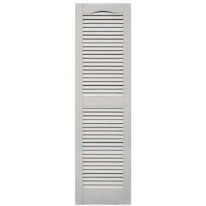 12 in. x 64 in. Open Louver Shutter Cathedral Top Paintable #030