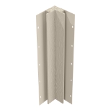 Diamond Kote® 5/4 in. x 3 in. x 10 ft. Rabbeted Woodgrain Inside Corner w/Nail Fin Oyster Shell