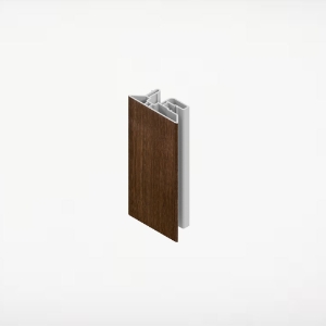 3 in. Quick Click Single Piece Adapter 10 ft. Harvest Walnut