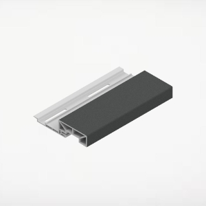 2 in. Batten 16 ft. Grey Asphalt 4/pk ChamClad