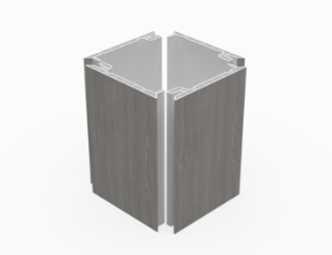 ChamClad Quick Click Column & Beam Wrap 8 in. x 10 ft. Beachwood Grey