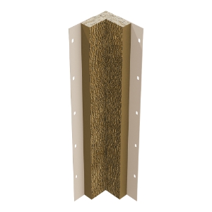 Diamond Kote® 5/4 in. x 3 in. x 10 ft. Woodgrain Inside Corner with Nail Fin Honeycomb