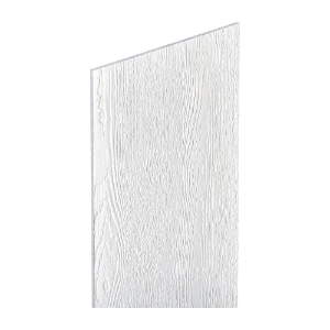 Diamond Kote® 3/8 in. x 16 in. x 16 ft. Vertical Siding Panel White